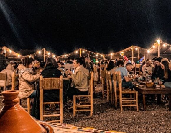 Quad camel and dinner show experience